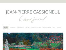 Tablet Screenshot of cassigneul.com